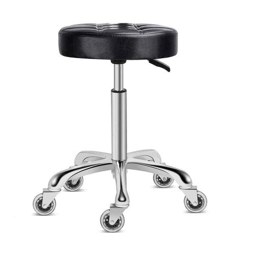 Kaleurrier Swivel Stool Chair Adjustable - Heavy Duty Barber Stool - Hydraulic Rolling Work Stools with Wheels for Hair Beauty Salon Spa Home Kitchen Counter Office Massage Dental Pedicure