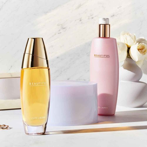 Estée Lauder Beautiful Perfumed Body Lotion with Notes of Rose, Lily, Tuberose & Orange Flower, 8.4 Fl Oz