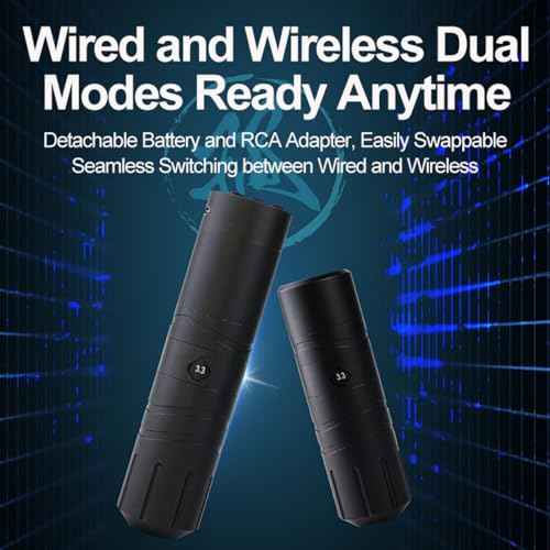 LONE Wireless Tattoo Pen Machine with 1700mAh Chargeable Battery,7 Adjustable Stroke Length Power Motor Tattoo Gun,Tattoo Rotary Machine with Extra Battery for All Cartridge Needles