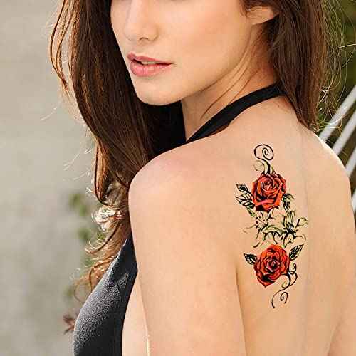 Printable Temporary Tattoo Paper for Inkjet & Laser Printer, 5 Sheets A4 Size 8.3"x11.7" Waterproof DIY Image Transfer Decal Paper for Skin, Clear