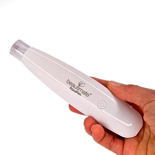 beautimate Aqua Pen - Skincare Serum Applicator - Electric Derma Stamp with 6 Cartridges (12Pin 0.25mm)