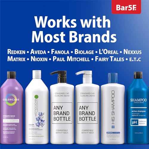 Universal Shampoo/Conditioner Pump for Bottle, 1 L/33.8 oz., Piece 2 White