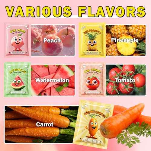 10 PCS Fruit Face Masks for Kids Face Masks Spa,Moisturizing Facial Mask Skincare Set,Birthday Christmas Gifts for Teen Girls
