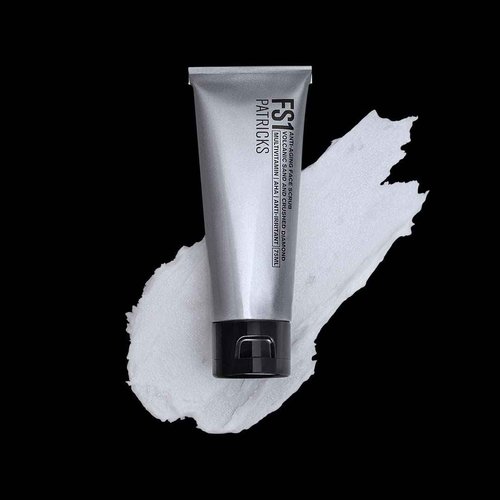 PATRICKS FS1 | Exfoliating Facial Scrub | Skin Care for Men | Anti-Aging Face Exfoliator | Helps to Reduce Ingrown Hair & Dead Skin | Travel Friendly | Made w/Diamond & Volcanic Sand Particles | 75g