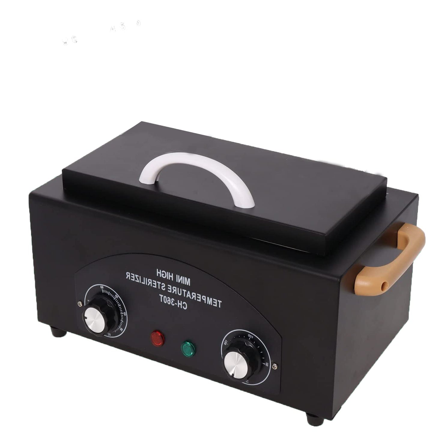 GGAIFbp Sterilizer for Nail Tools 1.5L 110V 300W High Temperature Metal Clean Box with Adjustable Timer Temperature Sterilizer Cabinet for Manicure SPA Salon Metal Hairdressing Tool Equipment(black)