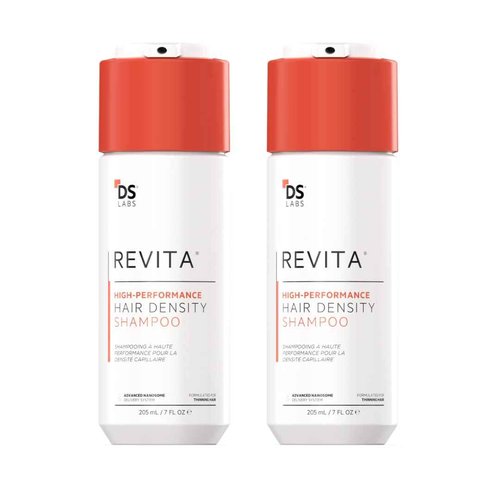 DS Labs Revita Shampoo, 205 mL – Scalp Refreshing Cleanse for Fuller Looking, Volumizing, Lightweight Hydration, Sulfate & Silicone Free, Color Safe, For Men & Women, 2 Pack
