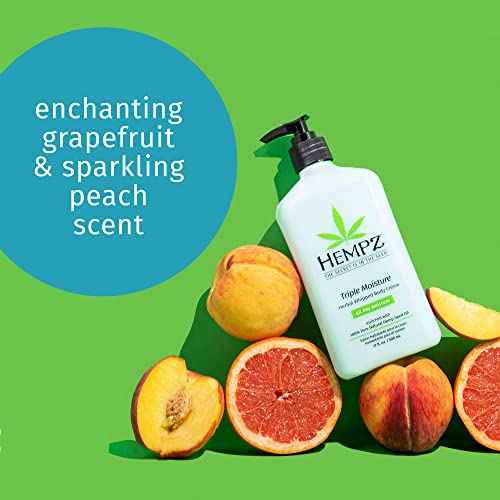 Hempz Triple Moisture Herbal Whipped Body Cr?me Lotion Moisturizer, 17 Fl Oz (Pack of 2)