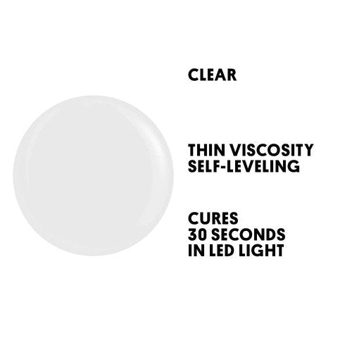 Young Nails Synergy Gel System, Foundation Gel - Builder Gel Base Coat, Superior Adhesion & Strength, Hard Gel Base Coat - Base Gel, Clear, 60g