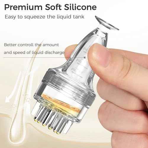 Minoxidil Applicator, Quick Efficient Apply No Messy Hair Serum Applicator Small Minoxidil Applicator Tool, Hair Applicator Bottle Minoxidil Brush Scalp Applicator Comb Dedicated to Minoxidil