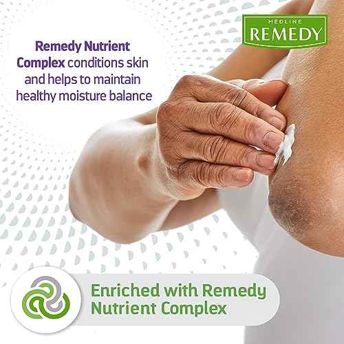 Medline Remedy Clinical Skin Cream, Vanilla Scent (16 fl oz), 2 Count, Moisturizing Face and Body Cream for All Ages, Paraben & Sulfate Free, Quick Absorbent Formula, Hypoallergenic Skin Moisturizer
