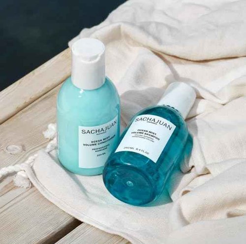 SACHAJUAN Ocean Mist Volume Shampoo and Conditioner Set | Ocean Silk Technology & Vegetable Proteins for Volume, Structure & Body | Lightweight Hydration | Vegan & Paraben-Free | Set of 2 (8.4 oz)