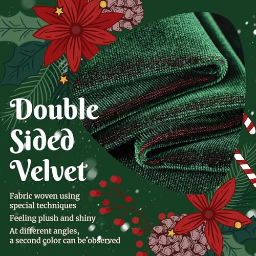 Christmas Knotted Headbands Irish Green Velvet Headband Headbands for Women and Girls Saint Patty's Day Hair Costume Green Accessories Head Band for Holidays Girls Gifts Wide Knot Hairbands