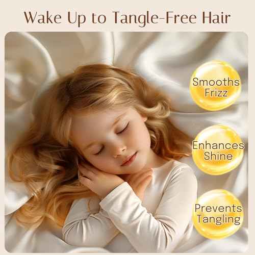 OLESILK Silk Toddler Bonnet 6-36 Months: 100% Mulberry Silk & Modal, Anti-Frizz for Curly Hair, Adjustable Fit Growing Baby