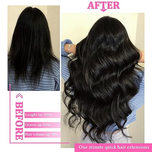 Balayage Chocolate Brown to Caramel Blonde Clip in Hair Extensions Real Human Hair Clip ins Remy Invisible Natural Straight Seamless Clip on Hair Extensions 8pcs Double Weft 22 Inch 90g
