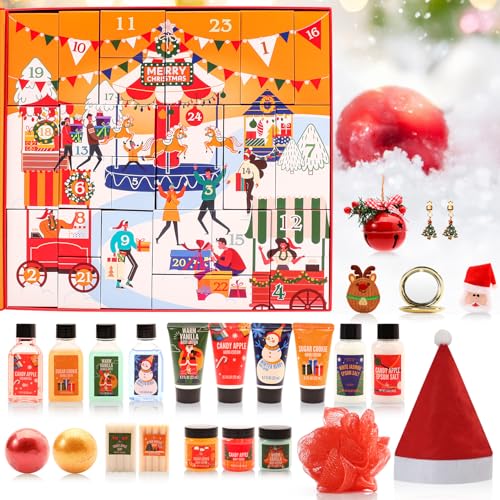 Advent Calendar 2025 Christmas Gifts for Women 24-Piece Beauty Advent Calendar BFFLOVE 24 Days Skincare Countdown Stocking Stuffers for Women Holiday Gift Set