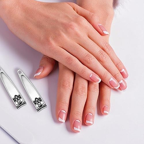 50 Pack Nail Clipper SetStainless Steel Nail Clippers Bulk£¬Portable Nail Cutter Manicure Kit Toe Nail Clippers for Women Man Adult Homeless Care