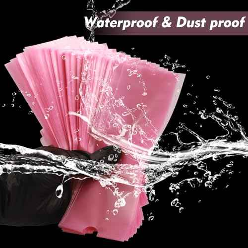200PCS Tattoo Pen Covers - Rayyl Tattoo Pen Machine Covers Large Size 2.5x7.1 inch Pink for Cartridge Pen Machine Bags Sleeves Tattoo Kit Machine Pen Tattoo Supplies...