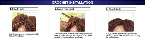 6 PACKS/LOT FreeTress Equal Synthetic Hair Braids Marley Braid (Jamaican Twist Braid) (30)