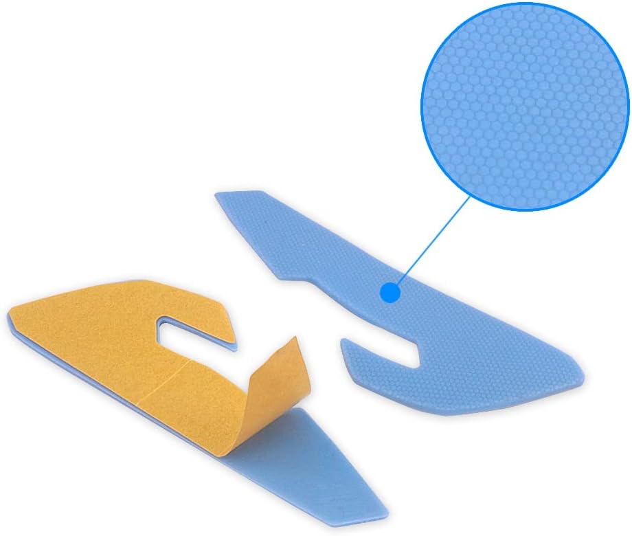 A Pair Grip Tape Replacement for Razer Viper/Viper Ultimate Gaming Mouse (Black)