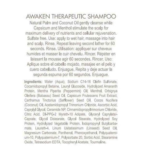 Surface Hair - Awaken Therapeutic Shampoo – Natural Ingredients for Thinning Hair and a Healthy Scalp -33.8 fl oz