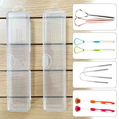 Tongue Scraper Case, Tongue Scraper Travel Case, Tongue Cleaner Case, Case for Tongue Scraper (2 Pack)