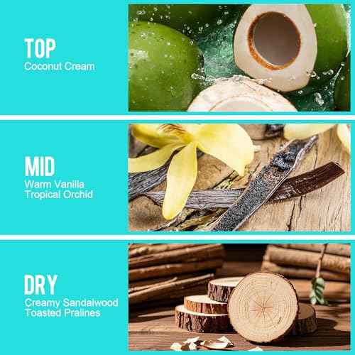 Perfume - No.7£¬Body Spray For Women£¨Eau De Perfum£©Hair & Body Fragrance Mist£¬Fresh Fruity & Floral Flavors Gourmet Tune£¨Coconut +Tropical Orchid+Toasted Pralines+Vanilla £©Perfumes For Women£¨3 fl oz£©