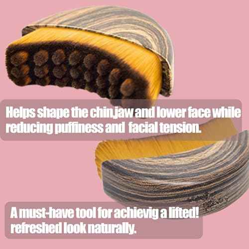 Lymphatic Drainage Massager Lymphatic Contour Face Brush Double Chin Reducer Lymphatic Drainage Brush for Face,Ergonomically Designed to Fit The Skin Precisely and Relieve Fatigue