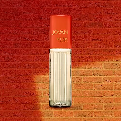 Jovan Musk for Women Eau de Cologne Spray 2 fl oz (Pack of 1), Notes of Jasmine, Amber, and Neroli, Women's Fragrance, Long Lasting, Everyday Fragrance, Travel Size