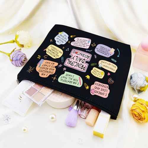 Principal Appreciation Gifts for Women Assistant Principal Gifts for Women National Assistant Principals Week Teacher Appreciation Day Birthday Retirement Daily Affirmations Makeup Bag