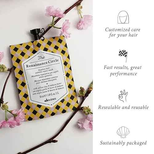 Davines The Circle Chronicles, Travel-Sized Hair Mask And Scalp Treatment, Nourish, Add Shine, Repair, Purify, Revitalize, Soothe, Protect And Maintain Hydration