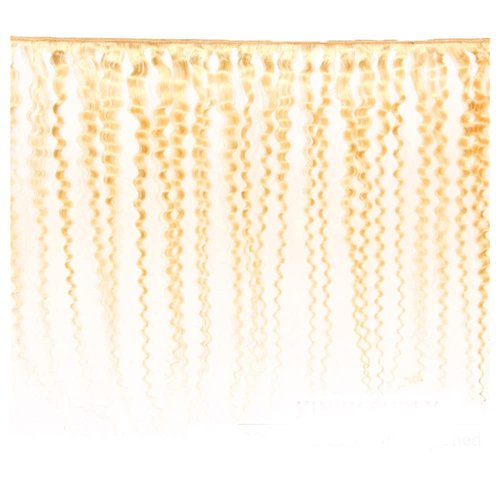 Blonde Bundles Human Hair 613 Kinky Curly Bundles 14 16 18 Inch Grade 8A Brazilian Virgin Hair Extensions Blonde Curly Bundle