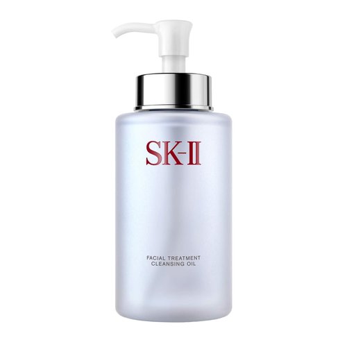 SK-II Facial Treatment Cleansing Oil - Gentle Makeup Remover Oil & Face Cleanser - Improves Texture, Dullness & Dryness for a Visibly Smoother Complexion (8.4 oz)