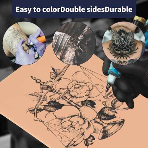 3MM Tattoo Practice skin - 10pcs Double Sides Thick Fake Skin Tattoo Skin for Practicing,Soft Silicone Tattoo Eyebrow Practice Skins for Beginner & Experienced Tattoo Artist