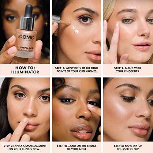ICONIC LONDON Illuminator | Liquid Highlighting Drops for a Radiant Glow, Cruelty-Free, Vegan Makeup