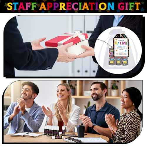 25 Pack Christmas Employee Staff Appreciation Gifts Bulk Lip Balms Team Thank You Gifts Coworkers Teacher Nurse Appreciation Christmas Party Favors Stocking Stuffers for Volunteer Homeless