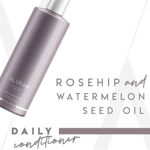 ALURAM Coconut Water Based Daily Hair Shampoo & Conditioner Set, 33.8 Fl Oz