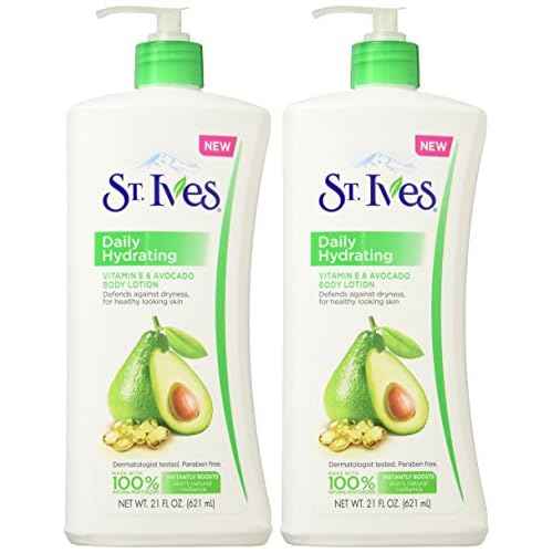 St. Ives Daily Hydrating Body Lotion Vitamin E 21 oz (Pack of 2)