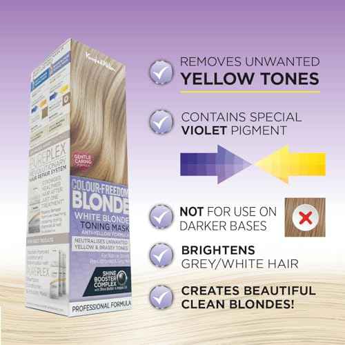 Blonde Hair Toner. Professional Deep Conditioning Hair Mask that Neutralizes Yellow & Brassy Tones. Cruelty Free & Vegan. By Knight & Wilson. 5.07 Fl Oz