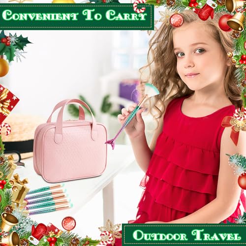 NICEMOVIC Stocking Stuffers for Kids Girls, 11PCS Kids Makeup Brushes Sets for Girls, Cute Stuff for Tween & Teen Girl Gifts Trendy Stuff Christmas Birthday Gift Ideas Cute Make Up Tool Set