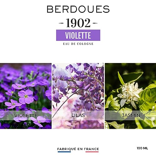 Berdoues 1902 Eau de Cologne | Long Lasting Scent Made in France | Spray Fragrance for Men & Women | Luxury Unisex Perfume with Premium Quality