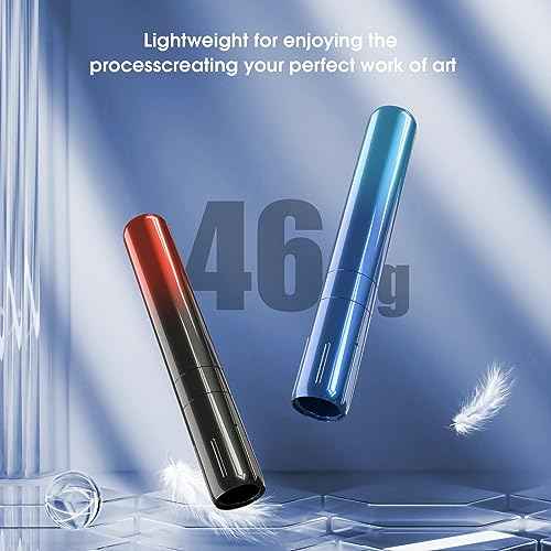 INKin Permanent Makeup Tattoo Machine Kit - LOLA MINI Rotary Tattoo Short Pen SMP Tattoo Gun Lightweight with RCA Cord for Miroblading Shading Lining Eyeliner Lips Cartridges Needles Supply