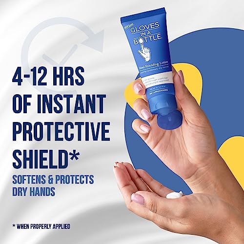 Gloves in a Bottle New and Improved Packaging, Shielding Lotion Tube, 3.38 oz./100 mL
