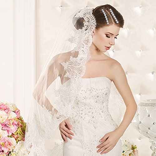 Geosar 4 Pieces Alloy Rhinestone Side Hair Combs Crystal Flower Clips Wedding Comb Bridal Jewelry Clips Combs French Hair Accessories for Women(Silver)