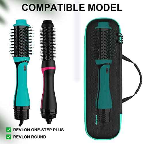 Case for Revlon One Step Volumizer Plus 2.0, Hard Travel Case for Revlon One Step Volumizer Plus Hair Dryer and Styler, Revlon Volumizer Hair Dryer Brush, One Step Hair Dryer and Volumizer(Case Only)
