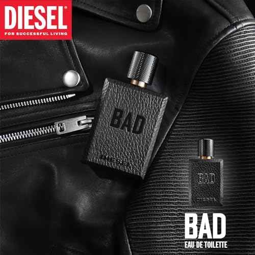Diesel Bad Eau de Toilette Spray Cologne for Men, 1.7 Fl. Oz.
