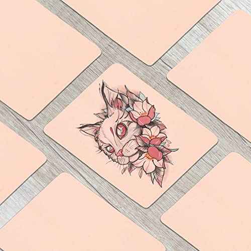 15Pcs Tattoo Fake Skin Blank Tattoo Skin Practice 7.4¡¿5.6in Double-Side Use Microblading Eyebrow for Beginners and Artist Supplies Kit