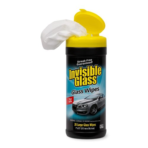 Invisible Glass 99611 Auto Glass Cleaner Kit with Streak Free Premium Glass Cleaner Spray, Glass Cleaner Wipes, and Microfiber Perfect Kit for Quick and Easy Glass Cleaning Tint Safe