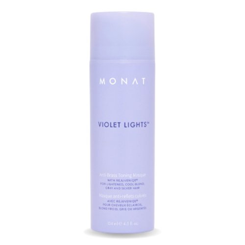MONAT Violet Lights Anti-Brass Toning Masque – Natural Radiance – Illuminate Your Hair Naturally – Tone Unwanted Brassiness