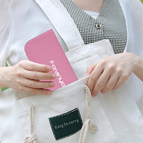 6 Pcs Glass Nail File Set, Providing Salon-Like Results from The Comfort of Your Home£¬Specially Crafted for Natural Nail Enthusiasts(Pink 6 pcs)