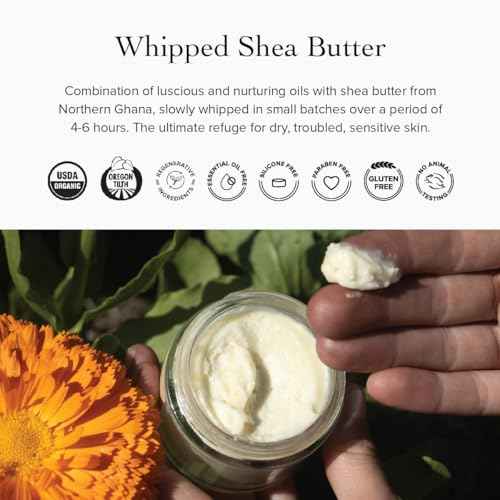 evanhealy Whipped Neroli Frankincense Body Butter | Organic Shea with Silky Plant Oils to Soften & Moisturize All Skin | For Face and Body